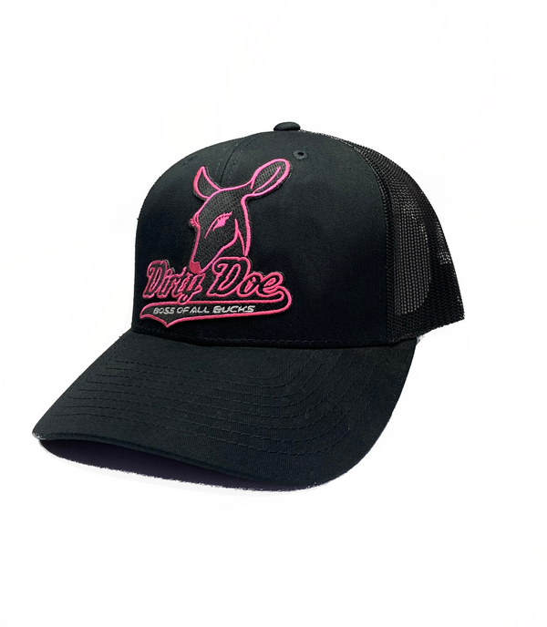 Dirty Doe “Pink Dust ”  Patch Snapback Hat - Dirty Doe & Buck Wild 