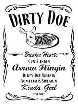 Dirty Doe" Breakin Hearts "Logo Racer Back Tank Tops ASSORTED COLORS - Dirty Doe & Buck Wild 
