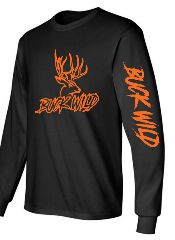 Buckwild “Campfire Orange” long sleeve t-shirt - Dirty Doe & Buck Wild 