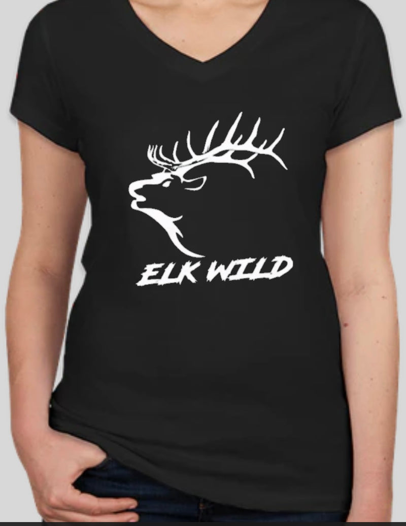 Elk Wild V-neck