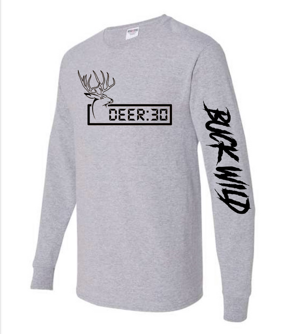 Buckwild “ Deer:30” long sleeve  T-shirts