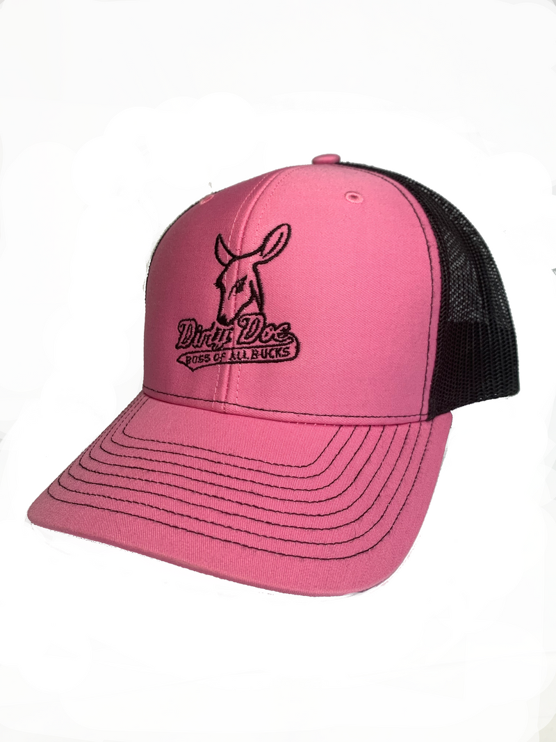 Dirty Doe “Boss Of Bucks” Pink Hat - Dirty Doe & Buck Wild 