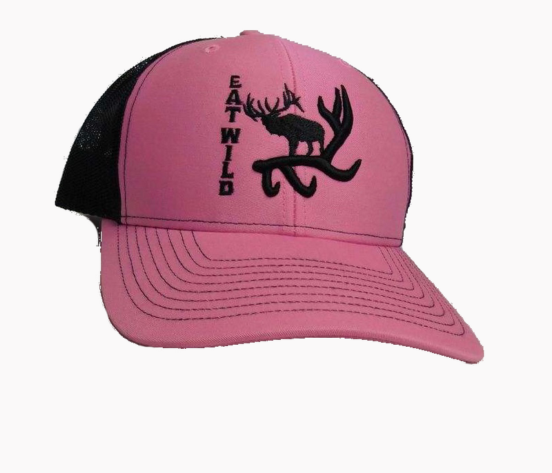 Eat Wild Pink and black Snapback