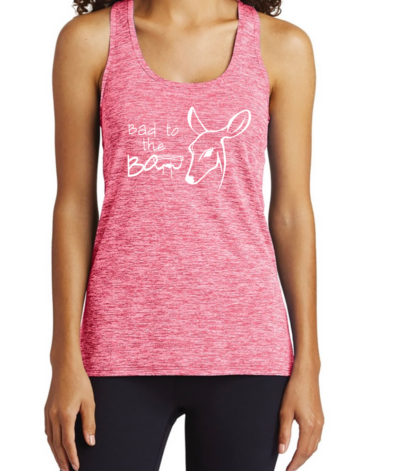 Dirty Doe Bad To The Bow Racer Back Tank Tops - Dirty Doe & Buck Wild 
