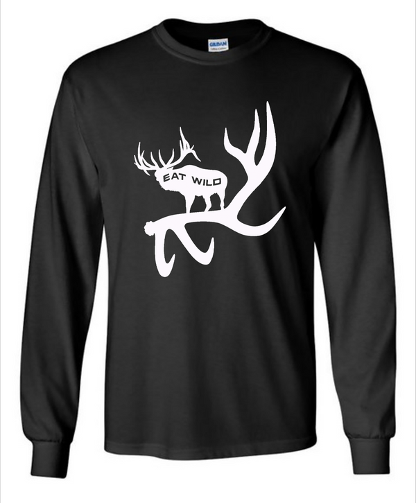 Buckwild “ Eat Wild” Long Sleeve T-shirt - Dirty Doe & Buck Wild 